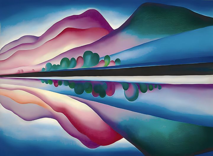 Georgia O’Keeffe,
Lake George Reflection, 1922
#Womensart