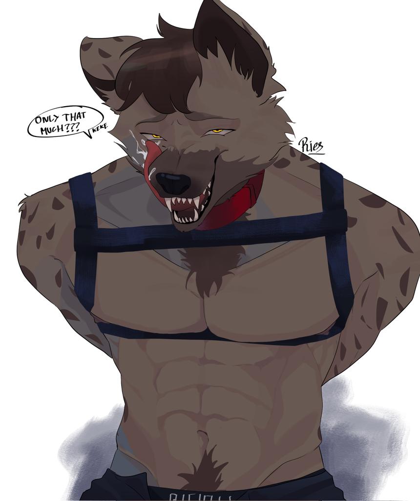 ries_mitz's tweet photo. honestly, its fun torturing myself with stuff im not so used to draw

#furry #harness #hyena https://t.co/UhFYuaLQz2