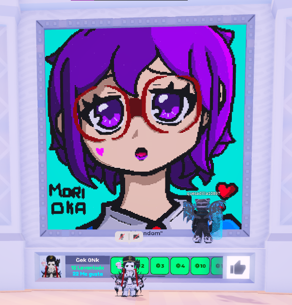 NkGeko's tweet photo. Hi 🦆💜
Este es un dibujo que realice en un juego de Roblox les gusta como quedo (。・∀・)ノ ? / This is a drawing I made in a Roblox game, do you like how it turned out (。・∀・)ノ?

#animedrawing #drawingart #drawing #dibujos #anime #roblox #dibujo #sketchart https://t.co/44rHQ5gS6G