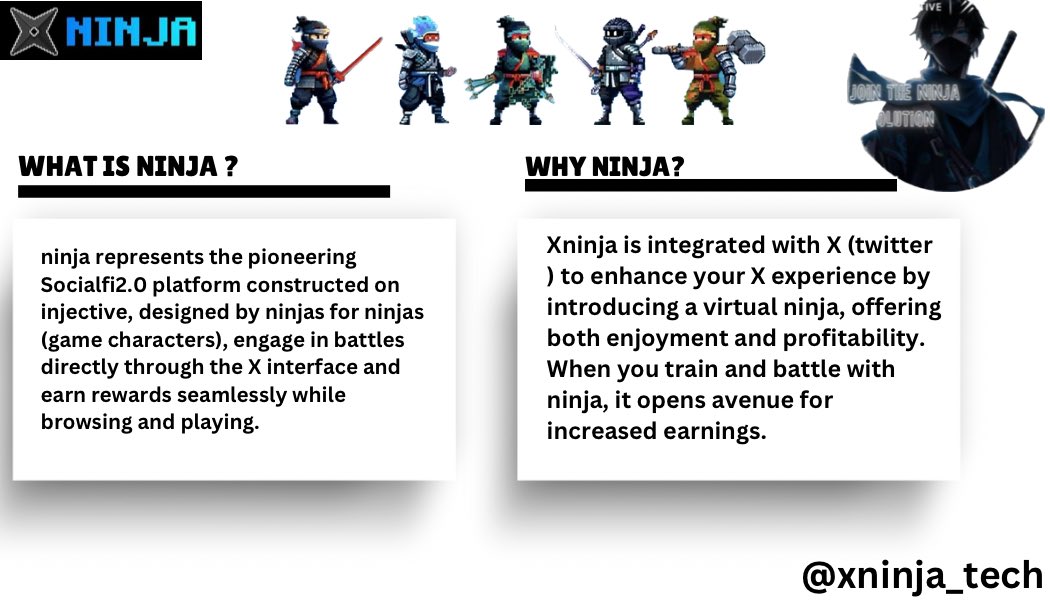 alwarithy's tweet photo. Unveil the core of #Ninia 🥷⚔️
in our
insightful infographic! Dive deeper at xninja_tech.

#INJ #XNinja https://t.co/GremWEApL5