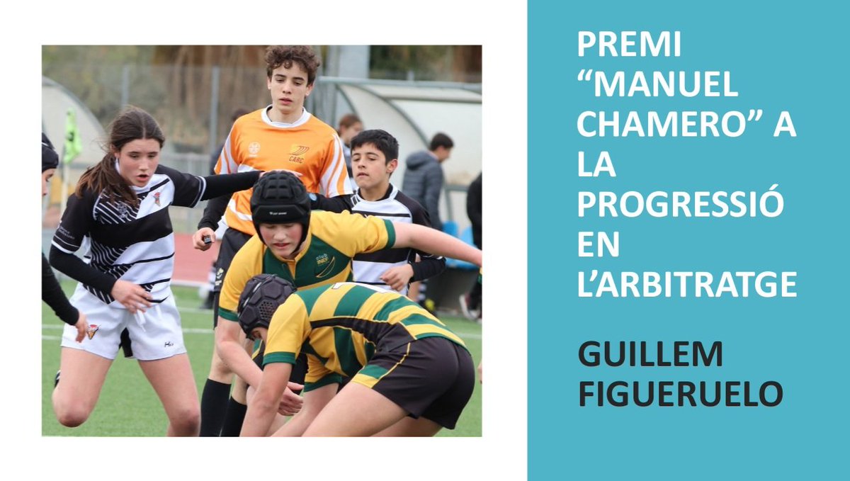 RugbyArbitres's tweet photo. Ahir vam celebrar el sopar de cloenda de la temporada 23-24, i com cada any vam entregar els premis a la progressió (Guillem Figueruelo), consolidació (Jack Poole), valors humans (Jesús Figueruelo) i àrbitre de l'any (Alex Mullor).

Bon estiu a tothom i fins la temporada que ve https://t.co/CZ4bft7k1R
