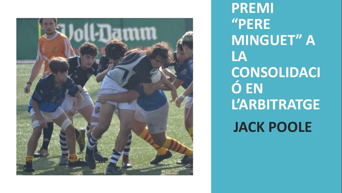 RugbyArbitres's tweet photo. Ahir vam celebrar el sopar de cloenda de la temporada 23-24, i com cada any vam entregar els premis a la progressió (Guillem Figueruelo), consolidació (Jack Poole), valors humans (Jesús Figueruelo) i àrbitre de l'any (Alex Mullor).

Bon estiu a tothom i fins la temporada que ve https://t.co/CZ4bft7k1R
