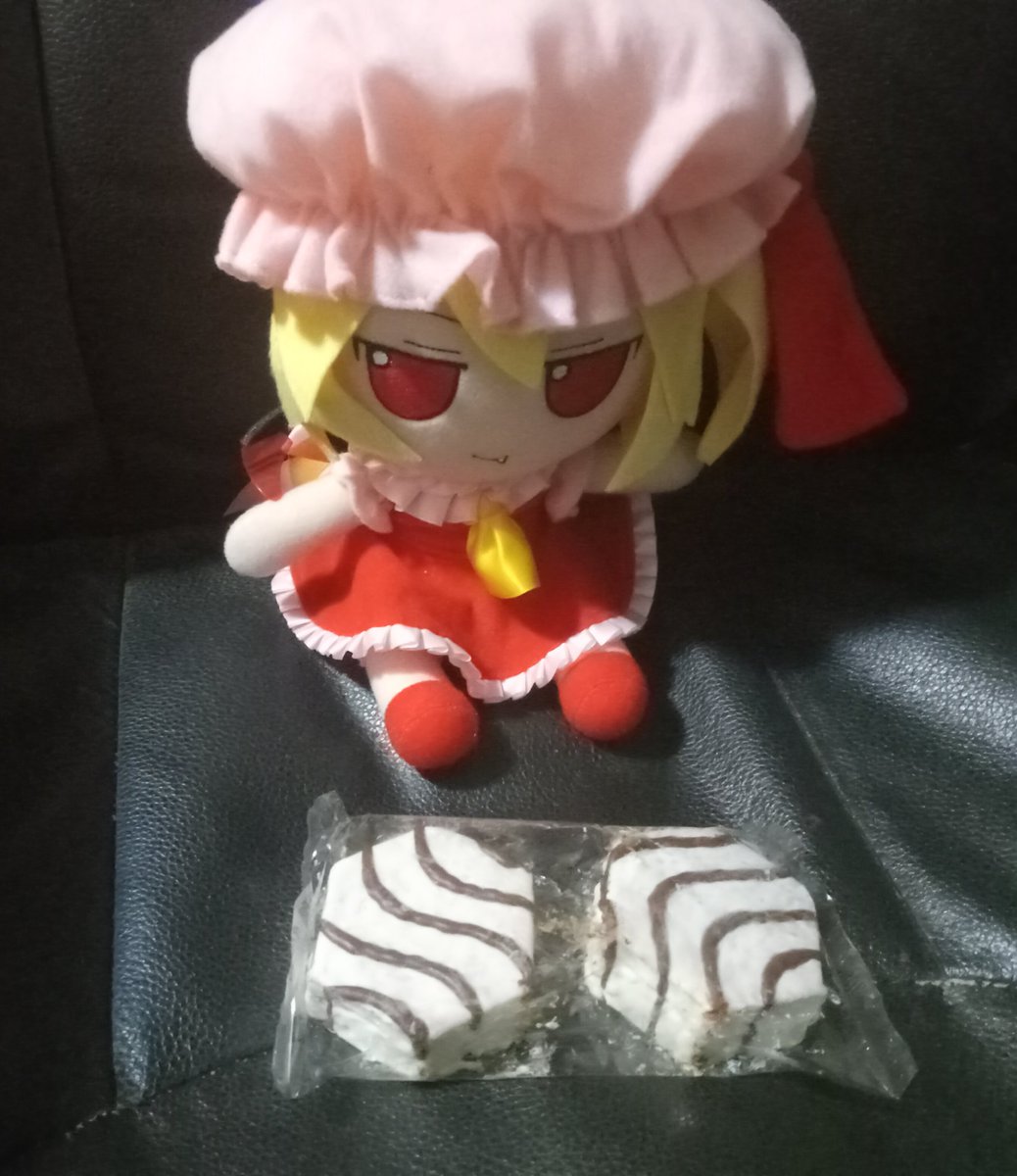 EoSDPlush's tweet photo. 砂糖たっぷりのスナックケーキ
Sugary snack cakes
#東方Project #TouhouProject #Funo #FlandreScarlet https://t.co/K7Y4HvUrbx