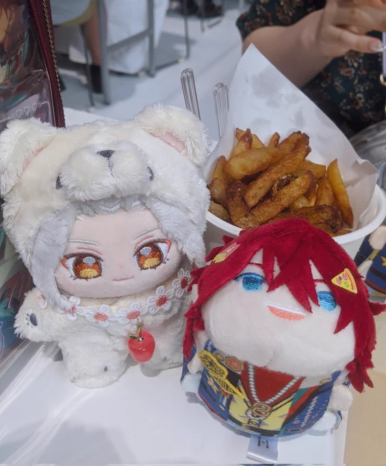 クレビと沖縄バーガー.ᐟ.ᐟ.ᐟ ポテトうんまかったぁ