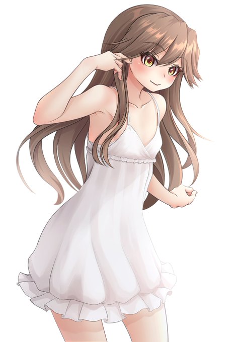 白ワンピ荒潮
#艦これ #荒潮 