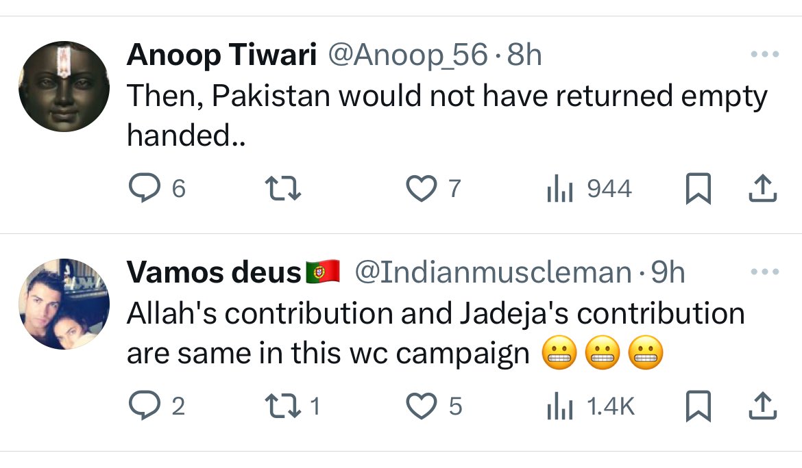 isaifpatel's tweet photo. Siraj merely thanked Allah for the World Cup victory and look at how his replies have been swarmed with unabashed Islamophobia and communal abuses by the Indian cricket team fans.

If you’re on the same side with these degenerates, you need to reevaluate your humanity. https://t.co/f6mRqDYQNF