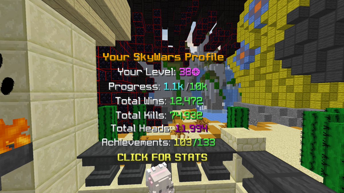 Hey <a href="/CaseOh__/">CaseOh</a> I have a couple Skywars wins, want a carry?? :)