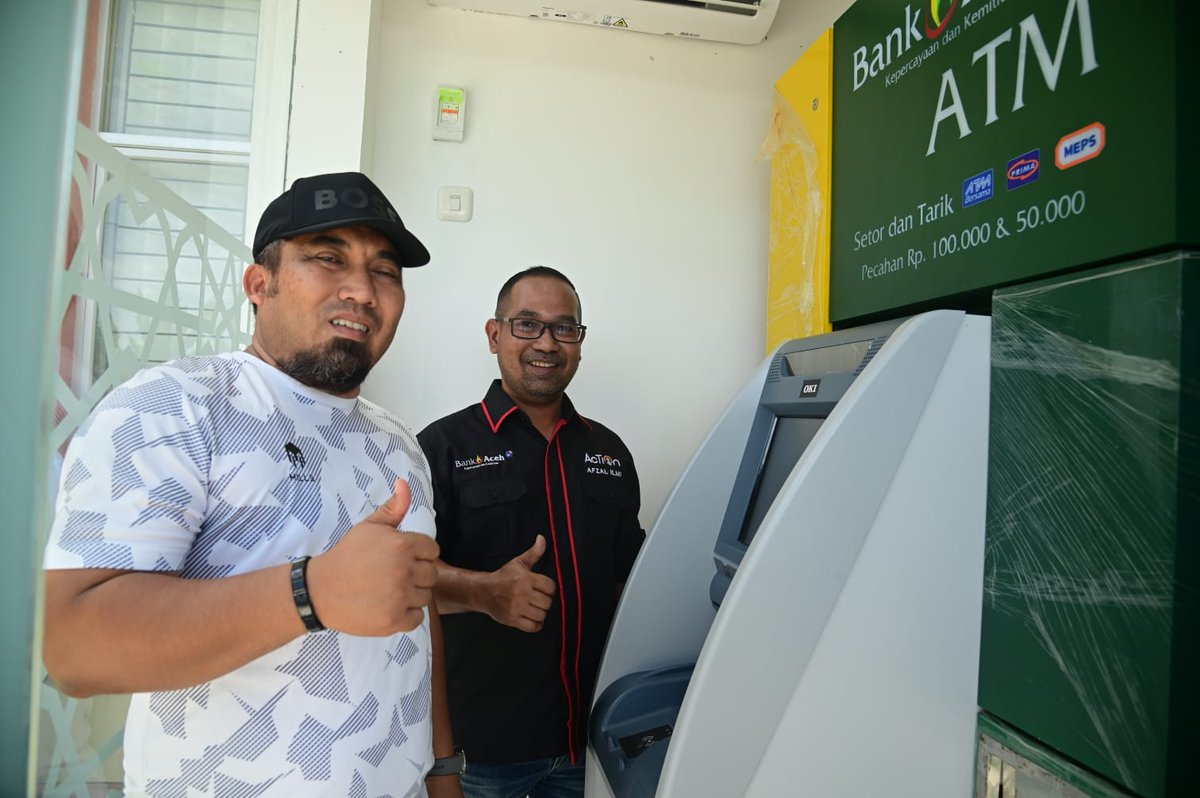 InfoAbes's tweet photo. #acehbesar

Saat ini Bank Aceh sedang melengkapi administrasi dan persiapan operasional, mudah-mudahan sebelum perheltan PON mesin ATM ini sudah fungsional,” kata Pj Bupati Aceh Besar, @Wanto89829710 

https://t.co/PsHiK80VDt https://t.co/WtSolm6UEa