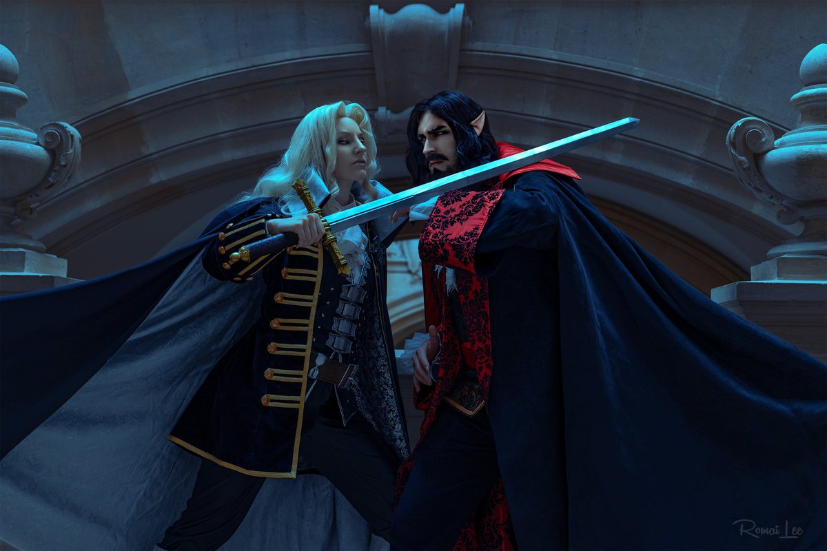 romailee's tweet photo. My Alucard cosplay took 2 years to finsh and I'm so happy I could do a shoot with Dracula ✨️ Do you want to see some wip?

Dracula: Stylouz
Lenore: Madyludi
Alucard &amp; 📷 : RomaiLee
Assistance Akira, Chen https://t.co/n0B12qA9GZ
