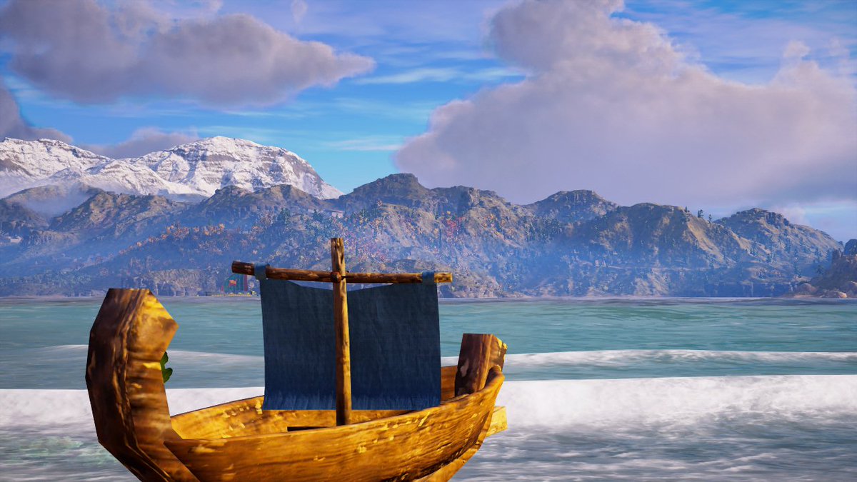 lonely_predator's tweet photo. Sailing across ancient Greece is so peaceful sometimes 
⚓️⚓️
#AssassinsCreedOdyssey 
#ACOdyssey
#PhotoMode 
#virtualphotograhy https://t.co/dV7jSk281t