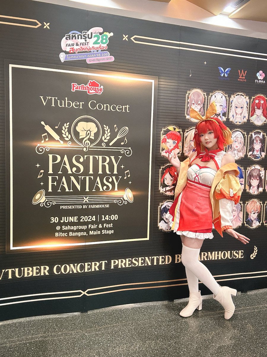 anongnoon1's tweet image. วันนี้นุ่นรับบทเป็นฟูมิ🍞 งานสหกรุ๊ปแฟร์ครั้งที่ 28 นี้น่าตื่นเต้นมากกว่าครั้งไหนๆ เป็นครั้งแรกที่มี VTuber Concert &quot;Pastry Fantasy&quot; ✨✨

ซื้อของฟาร์มเฮ้าส์ครบ 150.- อย่าลืมไปเล่นกงล้อที่บูธฟูมิเพื่อรับของแถมกลับบ้านน้า &amp;gt;___&amp;lt;❤️

#VTuberConcert
#PastryFantasy…
