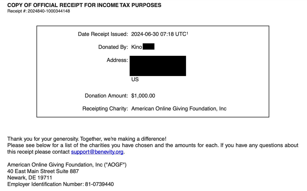yosukezine's tweet photo. We've raised a total of $2887 for charity with your help! Thank you so much for your support and donations 🙇

Check out our Finance Sheet here: https://t.co/yqLEsDRebf

Summary:
Physical sales: $971 (rounded up to $1000)
Company Match: $1000
Direct Donations: $887 https://t.co/Ok4eBhTA4D