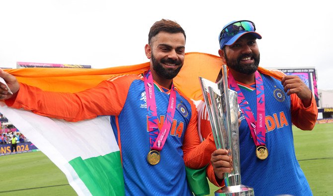 wwasay's tweet photo. You both will be missed in T20IS. #RohitSharma𓃵 #ViratKohli𓃵  #T20WorldCupFinal2024 https://t.co/IyflWKFI52