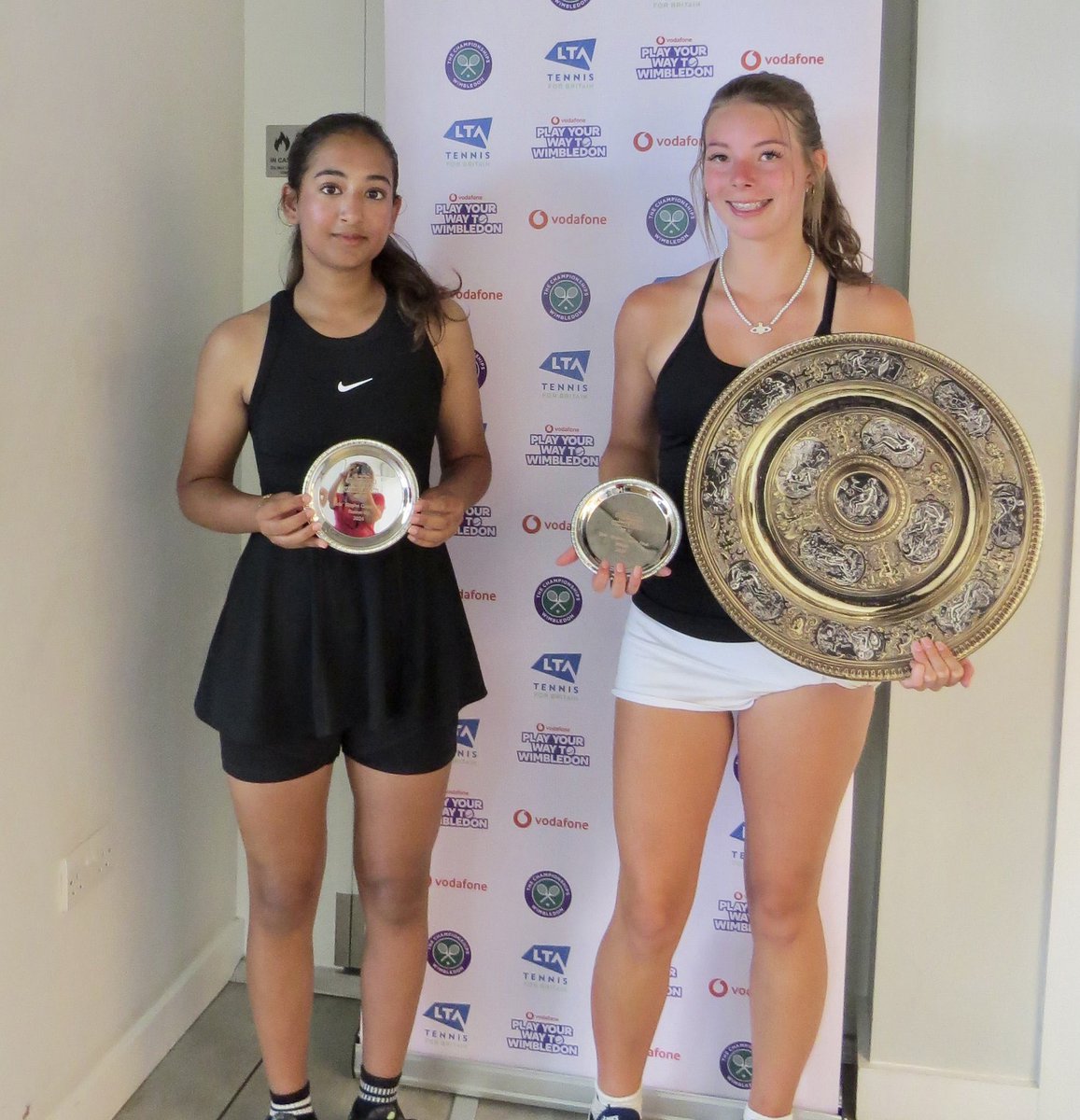 sunilumer's tweet photo. I played County Final of PLAY YOUR WAY TO WIMBLEDON, battled hard and displayed some attacking tennis which didn’t go my way in the final but overall a good result. Thank you to my coaching team at @TennisPTA and my school @Portsmouthhigh which supported me during this summer. https://t.co/l6yYUqZOnI