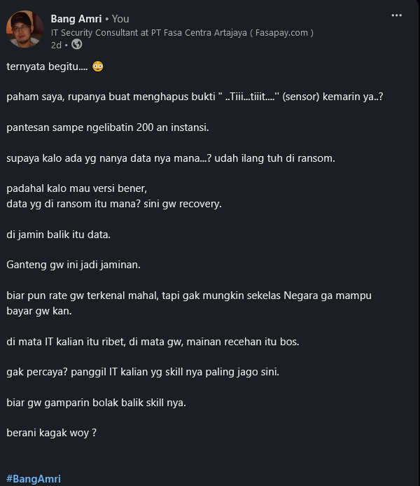 Ganteng nya gw ini jadi jaminan, jangan anggap remeh ganteng nya gw.

sekali tampil, kelar semua urusan .

ape loe...!!!😤