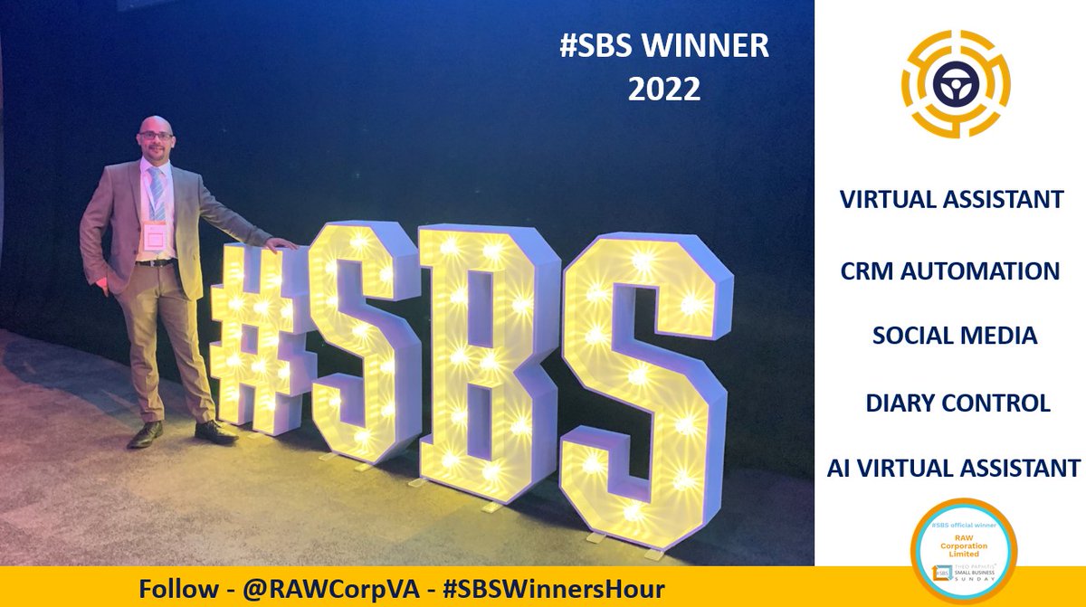 It’s <a href="/TheoPaphitis/">Theo Paphitis</a> Small Business Sunday #SBS today between 5.30pm and 7pm. 
Tweeting the benefits of your business can get you a biz boost and the opportunity to join the nearly 4K #sbswinners.
We won this award back in Oct 2022, and this has given a great business boost!