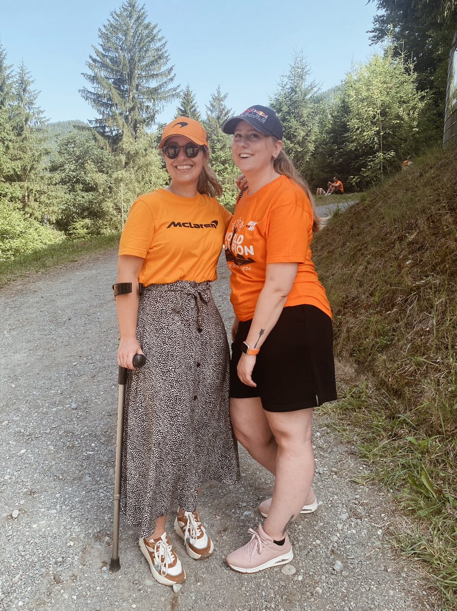 Day 3! 
We are ready🧡
Let’s go team! <a href="/McLarenF1/">McLaren Mastercard Formula 1 Team 🧡</a> 

#FansLikeNoOther #McLarenF1 #AustriaGP #SendIt