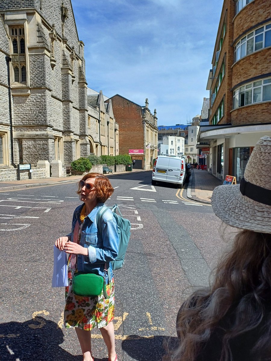 Delighted to be on <a href="/seaside_network/">Seaside Heritage Network</a> 's #bournemouth Deco Tour with the experts <a href="/SeasideFerry/">Dr Kathryn Ferry</a> <a href="/allan_brodie54/">Allan Brodie</a>