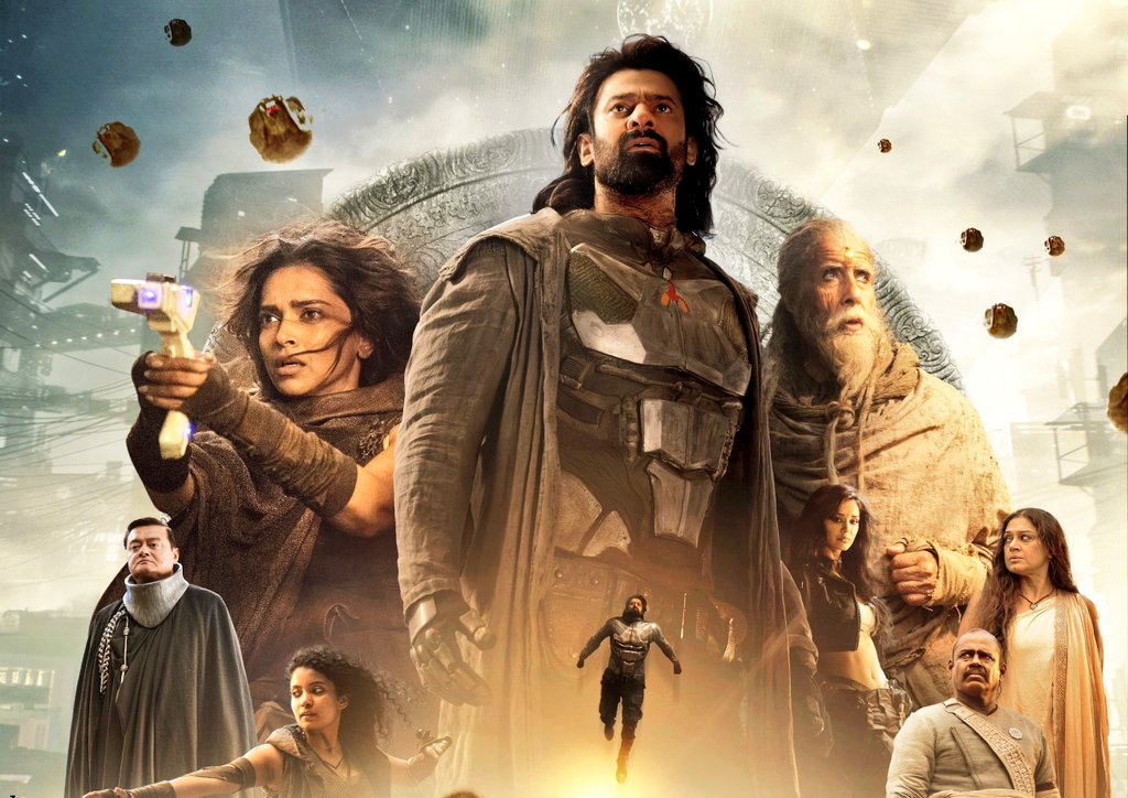 #Kalki2898AD Hindi collects 72 CR nett in 3 days. Will become #Prabhas 6th movie to enter 100 CR hindi nett Today.