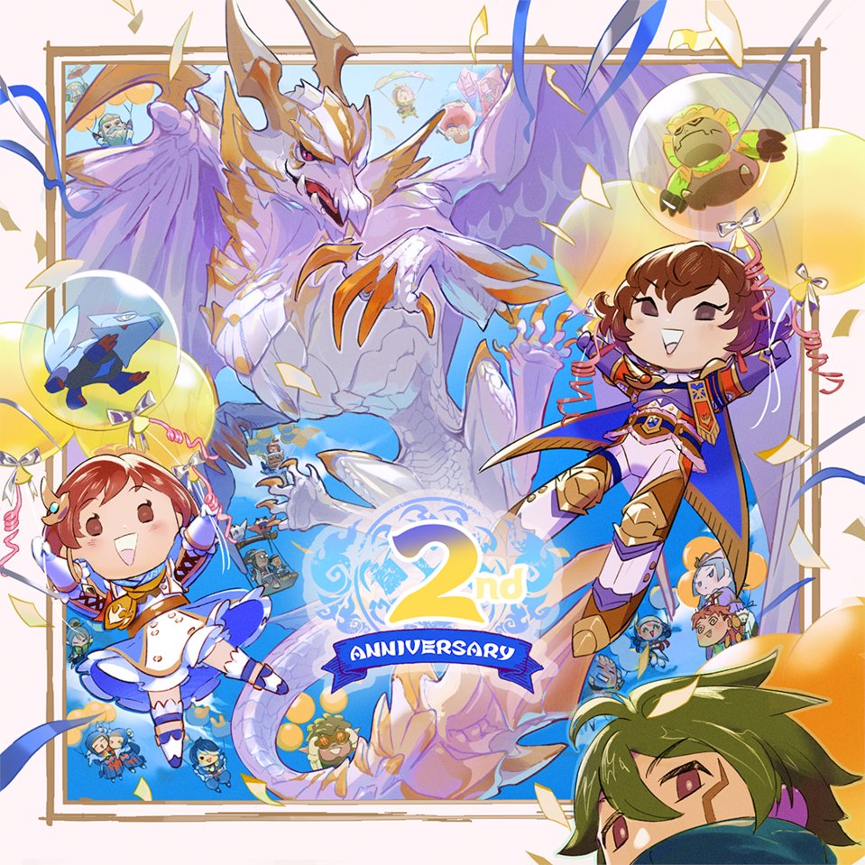 MH_Rise_JP's tweet photo. お久しぶりです、ディレクターの鈴木です。
 
モンスターハンターライズの3周年に続いて、サンブレイクも2周年！
本作を遊んで頂いた＆頂いている皆さまへ、記念���ラストと共に感謝の気持ちをお届けします。
 
今後ともよろしくお願いいたします！
#モンハンライズ　#モンハンサンブレイク https://t.co/Hif1zkmQVy