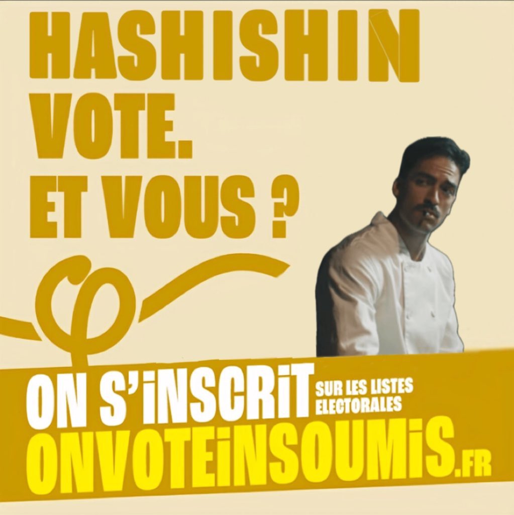 AntifaHashishin's tweet photo. ⚠️ Hashishin vote ! Et vous ?

✅ Vérifiez votre situation électorale : https://t.co/CjaapeMoB4

#onsinscrit https://t.co/nHgxe6Ak6q