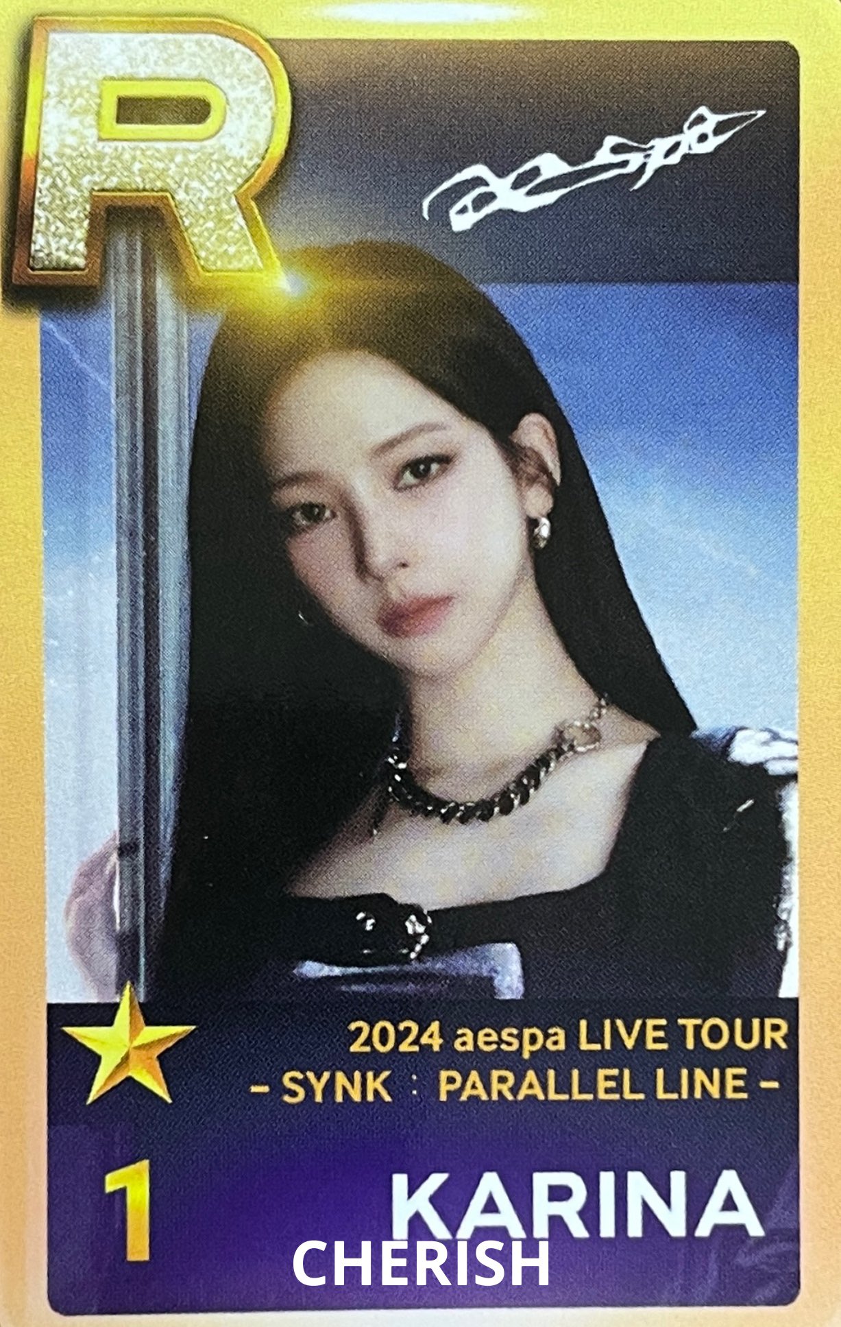 aespa LIVE TOUR CD 特典 A賞 トレカ ウィンター ジゼル aespa カリナ