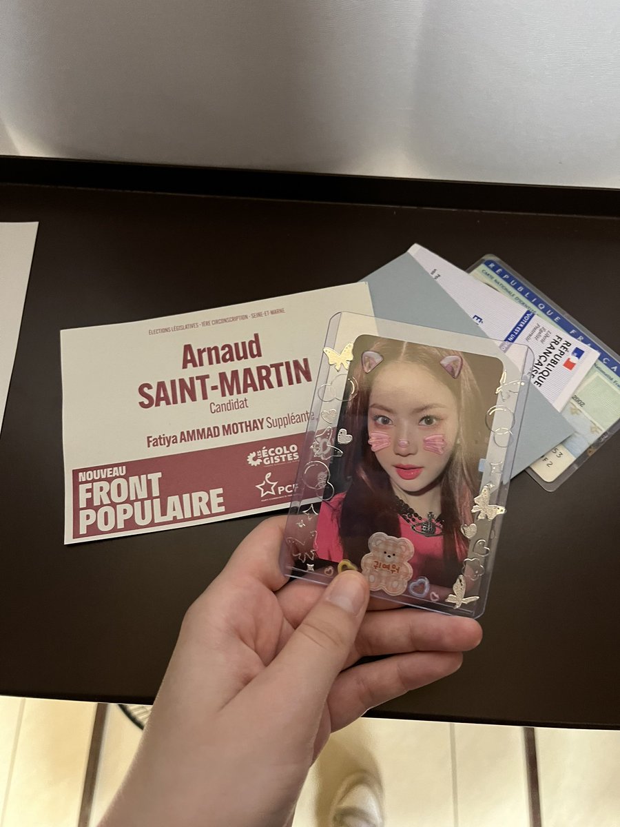 FASHYEUN's tweet photo. isa said : ALLEZ VOTER NFP  #ElectionsLegislatives2024 https://t.co/kN8fwLDqT4