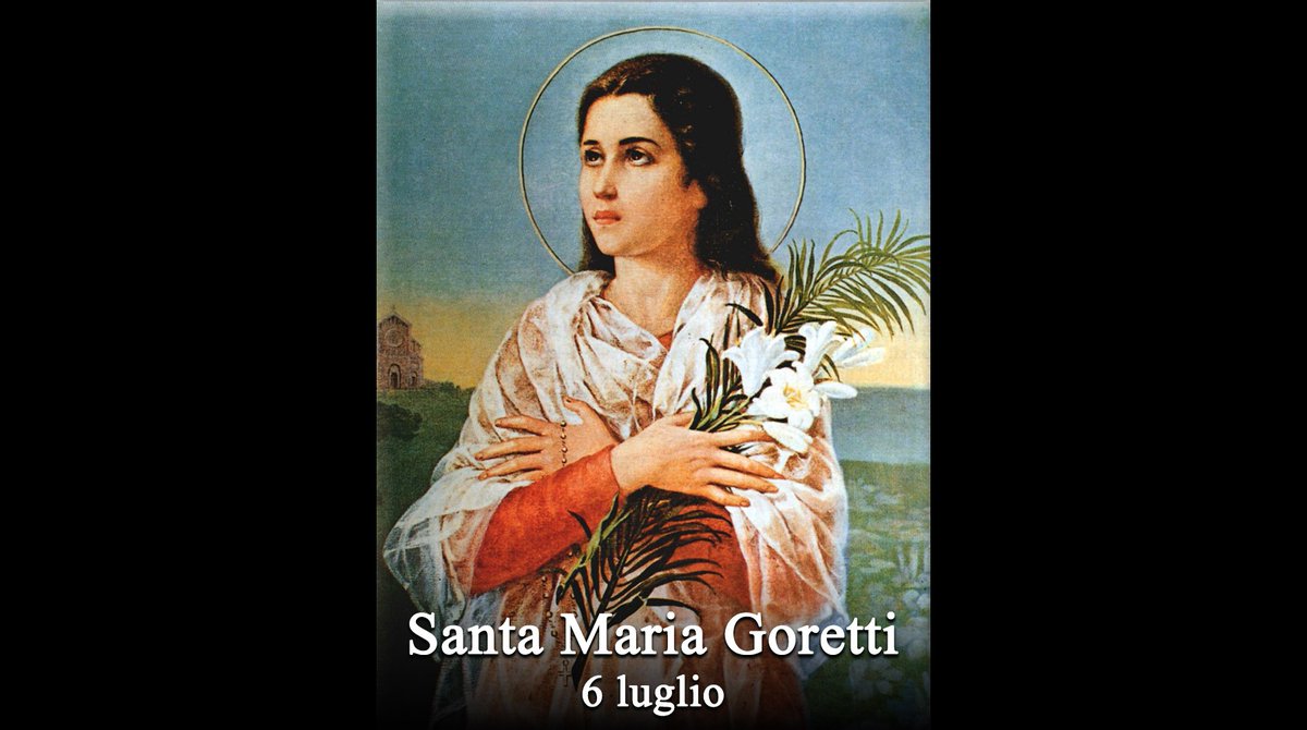 SantoDiOggi's tweet photo. Oggi si celebra: Santa Maria Goretti https://t.co/YeJ319veQQ 
#santodelgiorno #chiesacattolica #santamariagoretti #santamaria #mariateresagoretti https://t.co/5Sy5Zva6bm
