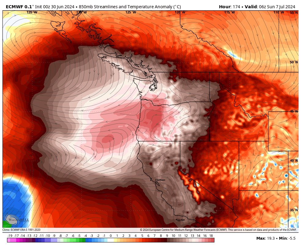 BC, get ready for your first significant #heatwave. 
#BCHeat #BCWx #BC #PNW #Summer #Weather #Hot