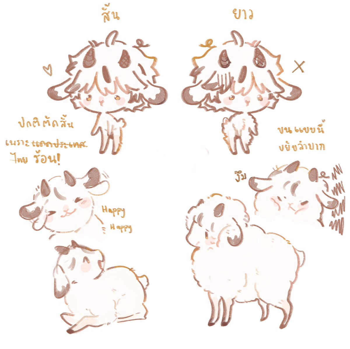 In Thailand, it's always hot! That's why rocking short fur is an absolute must!