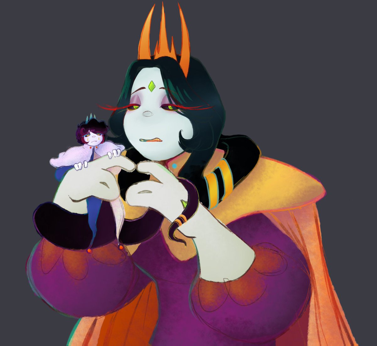 HONEEYSPINEARTS's tweet image. I may have gotten too silly 
@OttieTottie 

#calltothestars #art