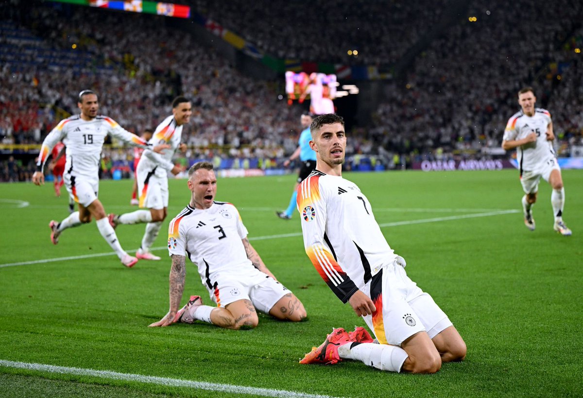 Danke Dortmund! Tough game with a big result and a huge privilege to make my 50th appearance 🇩🇪 #EURO2024