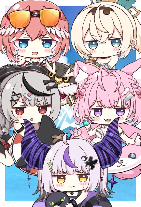 #今月かいた絵を晒そう あまり数は少ないんですけど、現在コミケに向けて絶賛アクスタ作成に取り掛かってるので、楽しみにしててほしいです…! 