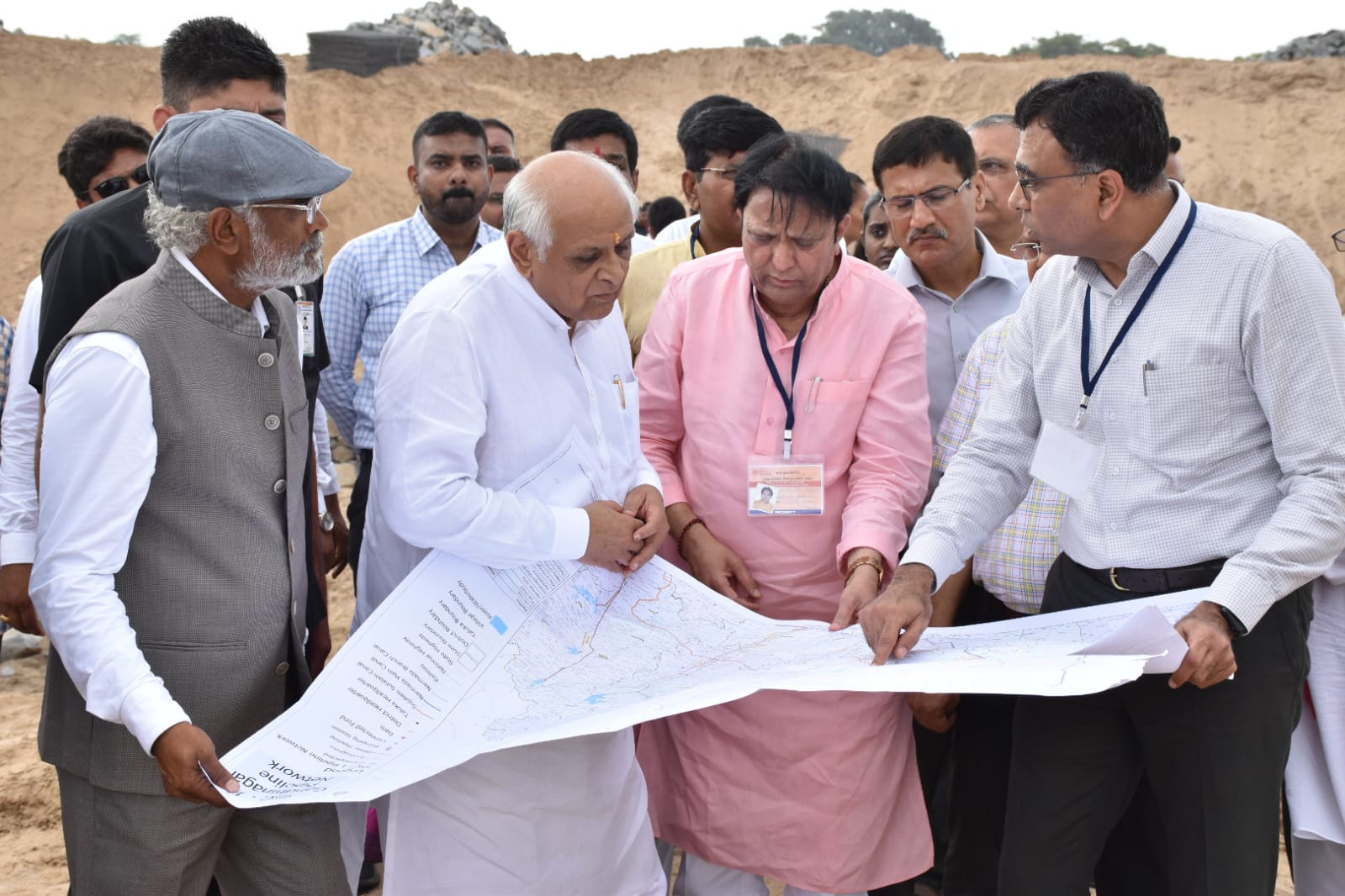 CM inspects Saraswati Riverfront Development Project in Siddhpur