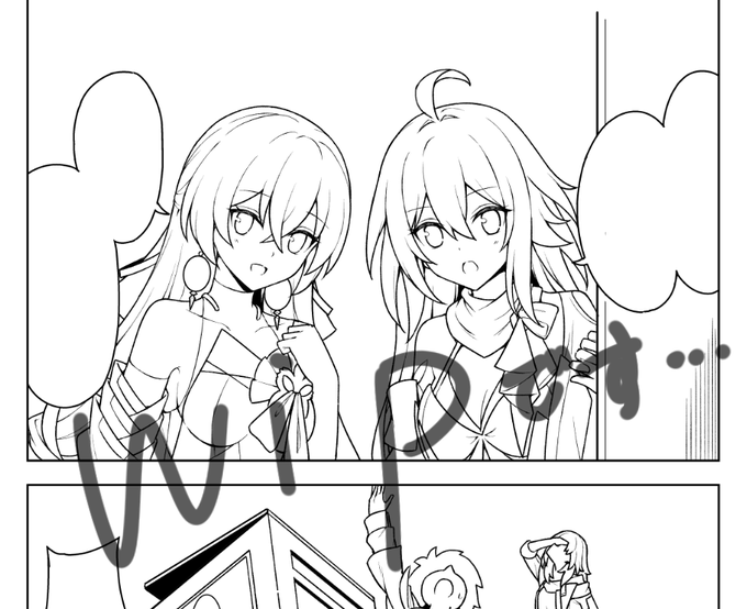 こんな感じのゼレブロ漫画をまとめ本に載せようとせこせこ描いてたんですが、色々調べた結果見送ることになったので夏コミ後に続き描きますね…ので一応供養#崩壊スターレイル #HonkaiStarRail 