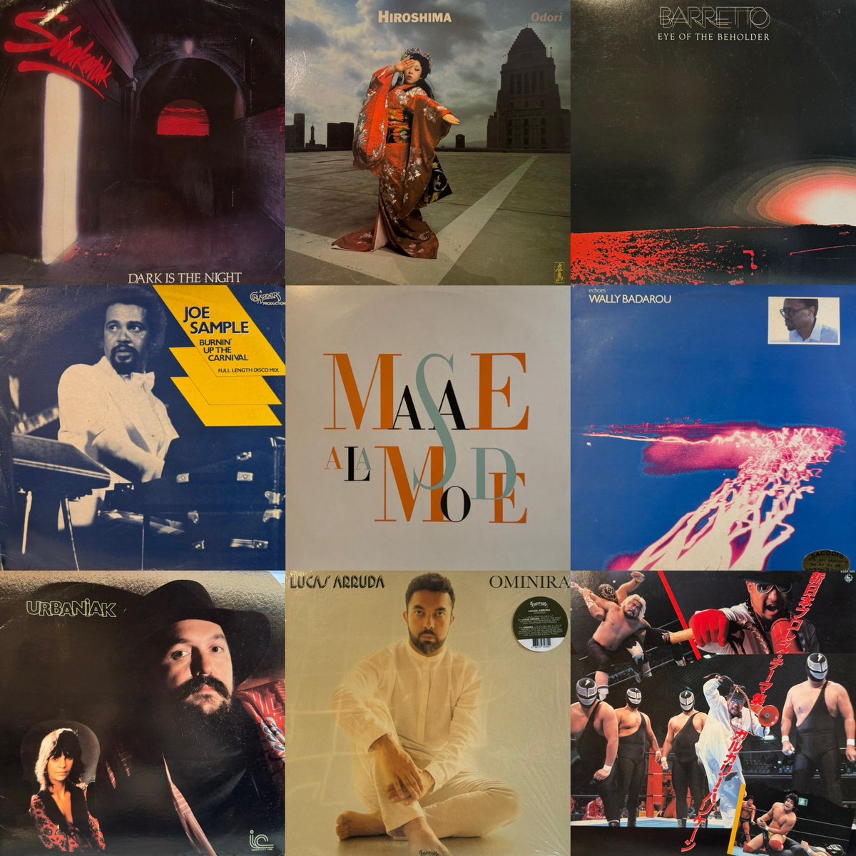 NORI000003's tweet image. 【本日6/30日！】
🎷FusionColors#32🎷
東京随一のフュージョンオンリーDJパーティ、本日2024夏の回です。今回はジャケ満載3種のフライヤーを作りましたが、私の推し9枚を加え計57枚をご紹介。すべてかかるかは保証できませんが、最近なにかと話題のフュージョンを体験するなら是非こちらで！