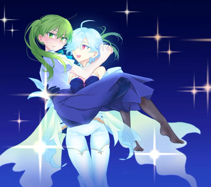 10割妄想のスターリットマーマレード二次創作トライテン君の見た目は子供らしいが描きたいように描いた 
