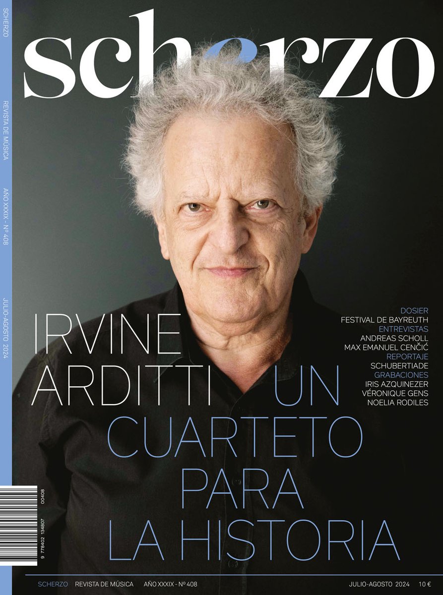 Scherzo_es's tweet photo. 🎶YA ESTÁ AQUÍ EL SCHERZO DE JULIO-AGOSTO🎶
Irvine Arditti, un cuarteto para la historia
Dosier: Festival de Bayreuth
Andreas Scholl, Max Emanuel Cencic - Bayreuth Baroque, Iris Azquinezer, Véronique Gens, Noelia Rodiles
Festivales: Schubertiade, Utrecht
🔴https://t.co/taiR0EKKLz https://t.co/VqQHjxtJqo