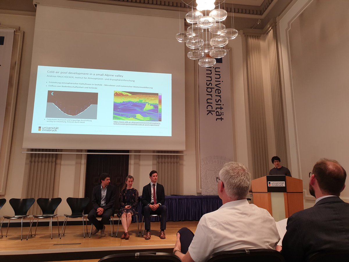 Ivana Stiperski (@ivyintheclouds) on Twitter photo Congrats to Andreas Rauchöcker for his bes student paper award from <a href="/uniinnsbruck/">@uniinnsbruck@social.uibk.ac.at</a> for his master thesis work on cold pools in Seefeld Congrats to Andreas Rauchöcker for his bes student paper award from <a href="/uniinnsbruck/">@uniinnsbruck@social.uibk.ac.at</a> for his master thesis work on cold pools in Seefeld