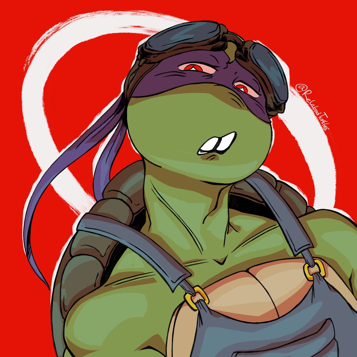 RelatedTurtles's tweet photo. Heeeyyyy, Donnie boy?????? 🥴🥴💜 https://t.co/fxjRMMKMtT