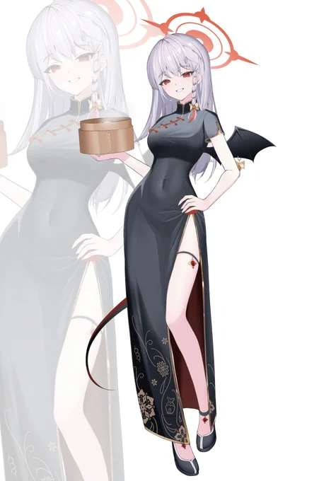 チャイナ服ハルナ  #ブルアカ 