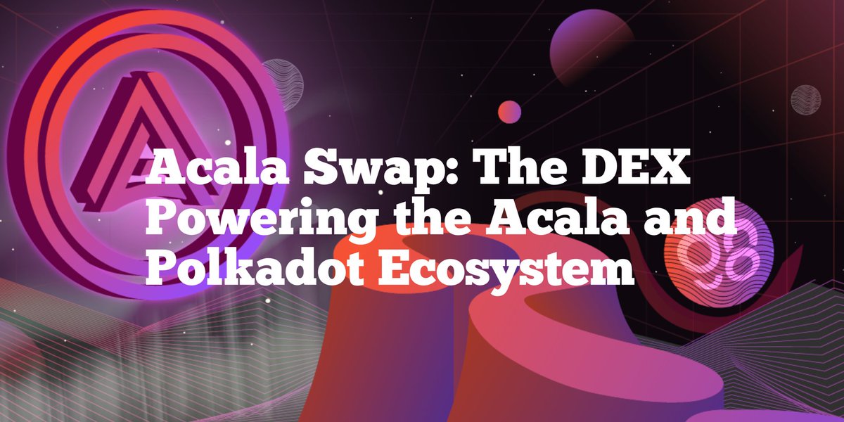 Acala Swap: The DEX Powering the Acala and Polkadot Ecosystem

A thread 🧵

Acala Swap plays a vital role within the Acala and Polkadot ecosystem, functioning as its native decentralized exchange (DEX). Let's break down its significance: