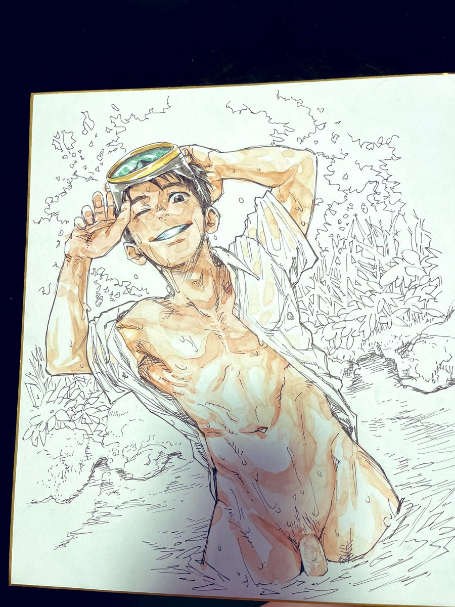 川遊びboyも人物は完成〜

背景素敵に仕上げたいなー