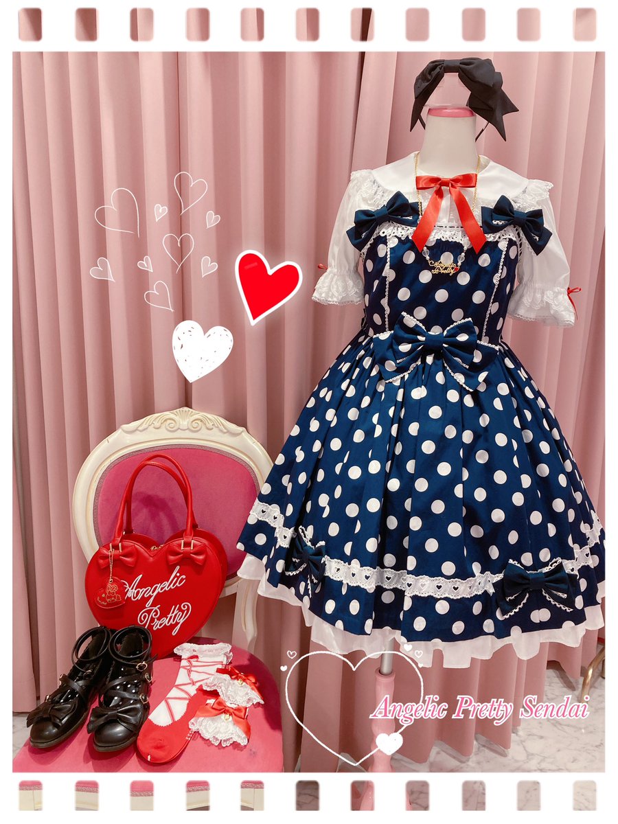 💙ポルカドットジャンパースカート🤍 …¥32,780(税込) 大きな