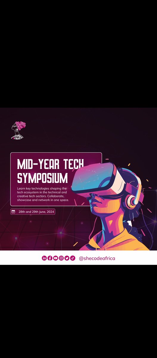 ThorVeak's tweet image. This past weekend, I had the privilege of serving as a workshop facilitator at the She Code Africa Mid-Year Tech Symposium! Talented people from all around Africa came together for the virtual symposium on June 29 to exchange knowledge #TechSymposium #SheCodeAfrica #3DModeling