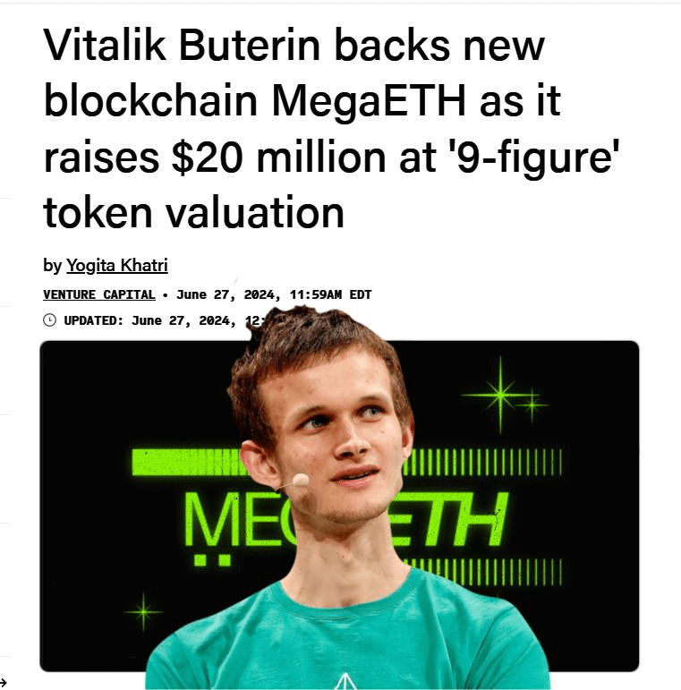 Yesterday, MegaETH raised $20M at a 9-figure valuation.

It is backed by CEOs of Ethereum, EigenLayer, and Consensys,

They said, "It will have 100K TPS"

Everything you should know about this L2 🧵👇