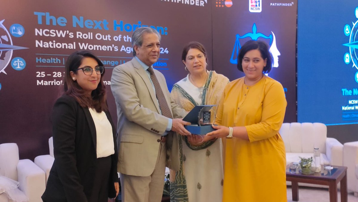 WaizaRafique's tweet photo. The National Law Conference on Legal Reforms for Women was a resounding success! The event brought together brilliant minds from across the legal and advocacy spectrum, fostering insightful discussions on critical issues https://t.co/WmMV48V1MY