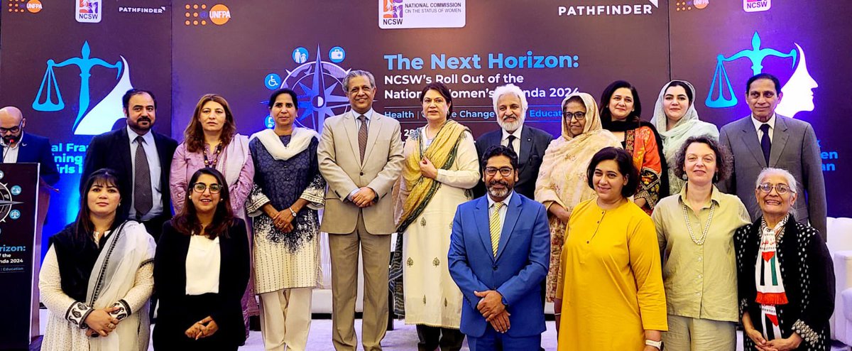 WaizaRafique's tweet photo. The National Law Conference on Legal Reforms for Women was a resounding success! The event brought together brilliant minds from across the legal and advocacy spectrum, fostering insightful discussions on critical issues https://t.co/WmMV48V1MY