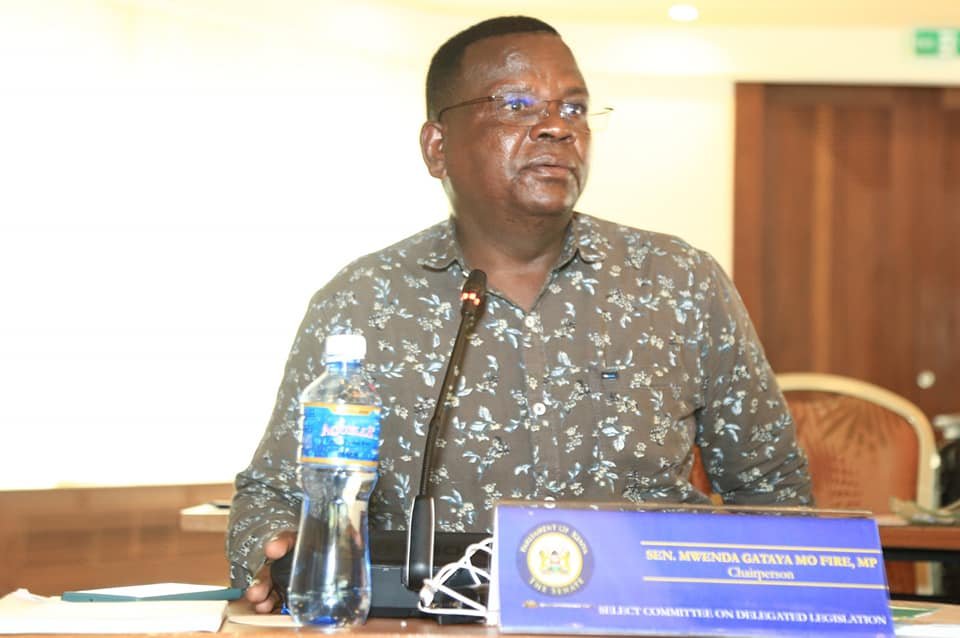 C_NyaKundiH's tweet photo. Senate Legislation Committee chaired by Tharaka Nithi Senator Mwenda 'Mo Fire' Gataya recommends that the Social Health Insurance (General) Regulations, 2024, and the Social Health Insurance (Tribunal Procedure) Regulations, 2024 be annulled for lack of public participation. 

The committee has faulted Health Cabinet Secretary Susan Nakhumicha for failing to provide a satisfactory explanation on the formula used to come up with the 2.75% annual contribution per household income and safety of data.