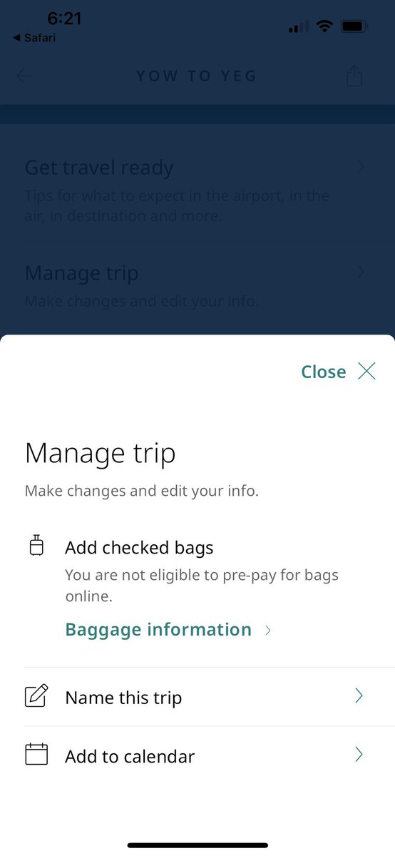 Are we getting our $ back <a href="/WestJet/">WestJet</a> ???
Just in case other people are trying to get through to WestJet to try and get their money back, this is the message I’m getting.  You are not alone in your frustration. 
You can’t cancel online with the app,